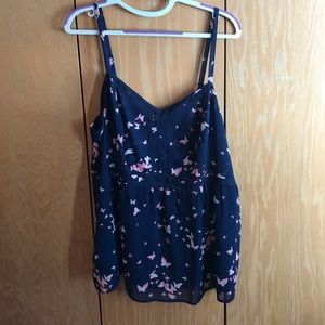 Sweetheart Babydoll Tank (butterfly)